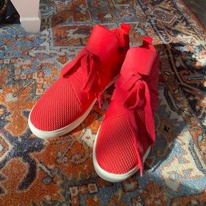 All Red Sneakers